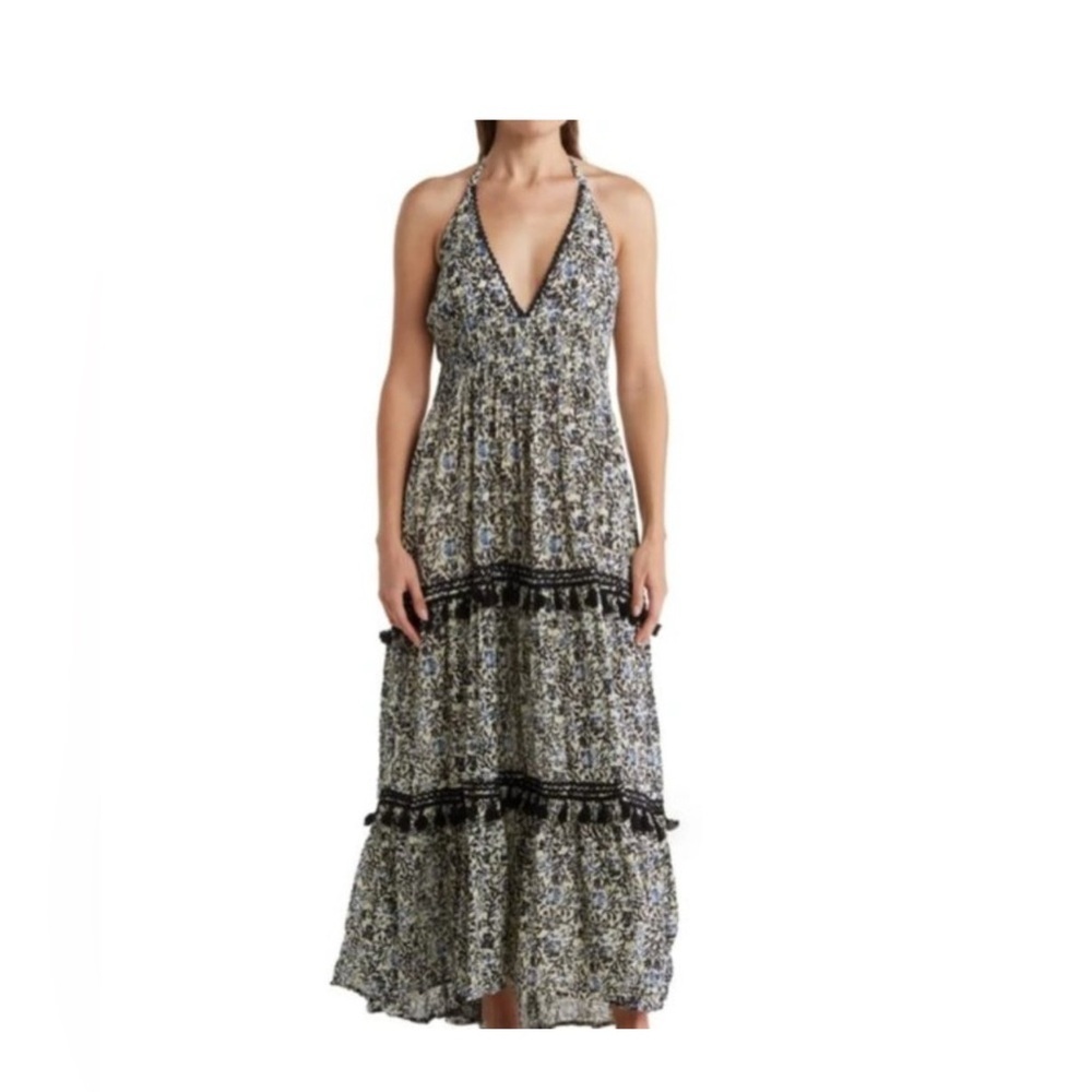 Area Stars Maia Halter Neck Dress Size large